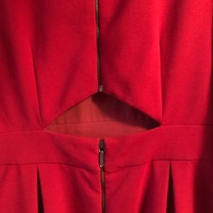 Nicole Miller Red Day to Night Dress